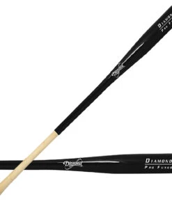 Diamond Fungo Baseball Bat 33 Wood inch Black