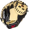 All-Star CM3100SBT Catchers Mitt Black/Tan 33.5 inch (Right Handed Throw)