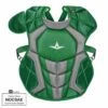 All-Star S7 Axis Chest Protector 12-16 - 15.5 Dark Green NOCSAE