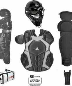 All-Star Intermediate 12-16 Players Series Catchers Set Black