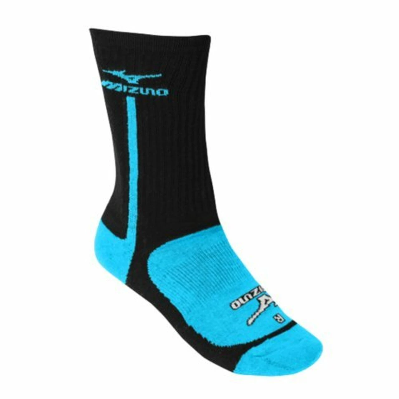 Mizuno Performance Highlighter Crew Sock (Black/Lemon, Small) 8 Mizuno Performance Highlighter Crew Sock (Black/Lemon, Small) - Image 8
