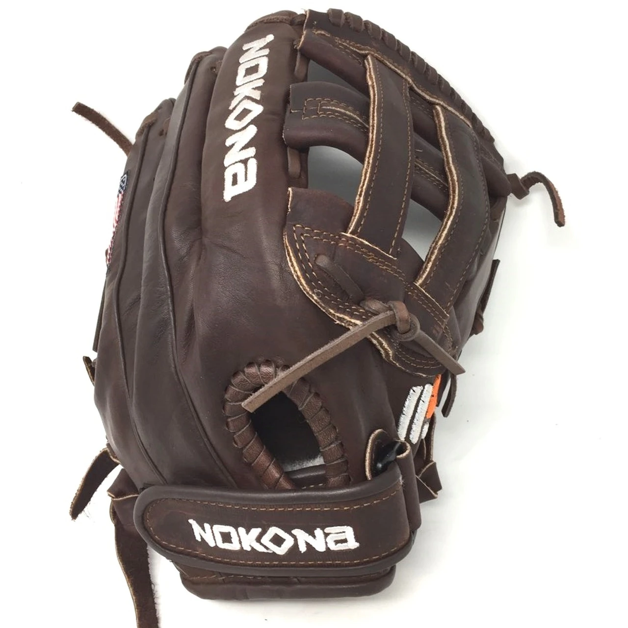 Nokona X2-V1200H Softball Glove H Web 12 in Right Hand Throw 2 Nokona X2-V1200H Softball Glove H Web 12 in Right Hand Throw - Image 2