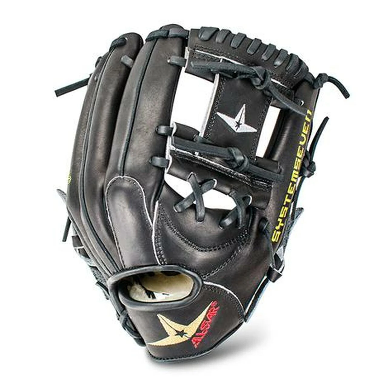 All-Star FGS7-IFBK Infield Baseball Glove All Black 11.5 Right Hand Throw 3 All-Star FGS7-IFBK Infield Baseball Glove All Black 11.5 Right Hand Throw - Image 3