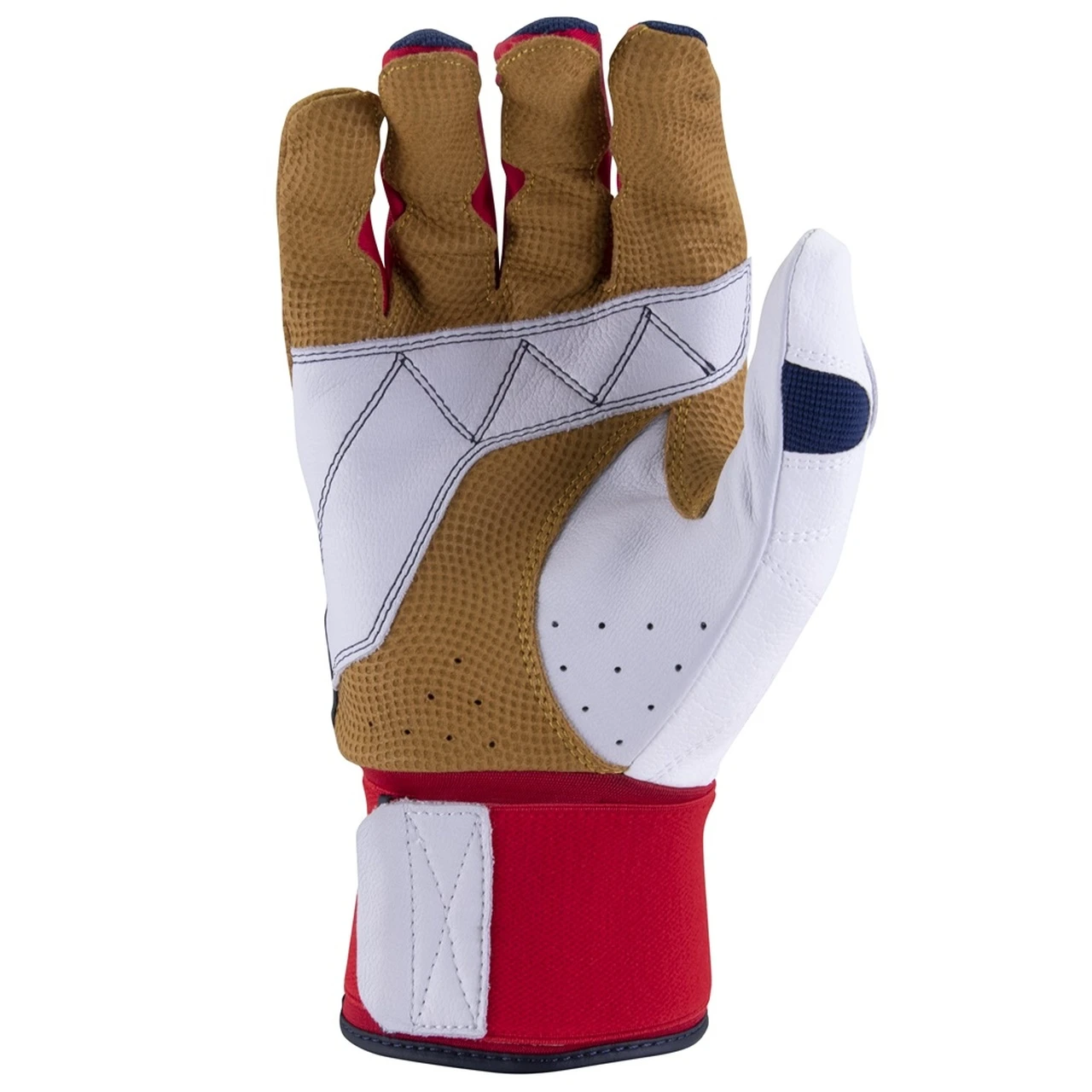 Marucci Blacksmith Full Wrap Batting Gloves USA Adult Small 2 Marucci Blacksmith Full Wrap Batting Gloves USA Adult Small - Image 2
