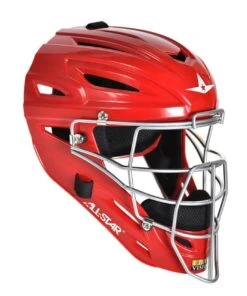 All-Star MVP2500SC S7 Catching Helmet Scarlet