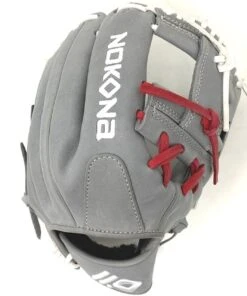 Nokona American Kip 11.25 A-200 Gray Baseball Glove WH-RD-BK Right Hand Throw 11 Nokona American Kip 11.25 A-200 Gray Baseball Glove WH-RD-BK Right Hand Throw -Ballgloves Sales Store 5 43569.1638209931