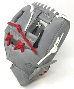 Nokona American Kip 11.25 A-200 Gray Baseball Glove WH-RD-BK Right Hand Throw