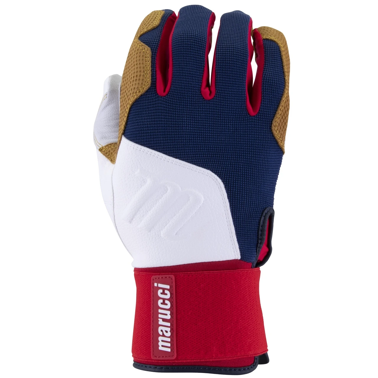 Marucci Blacksmith Full Wrap Batting Gloves USA Adult Large 1 Marucci Blacksmith Full Wrap Batting Gloves USA Adult Large