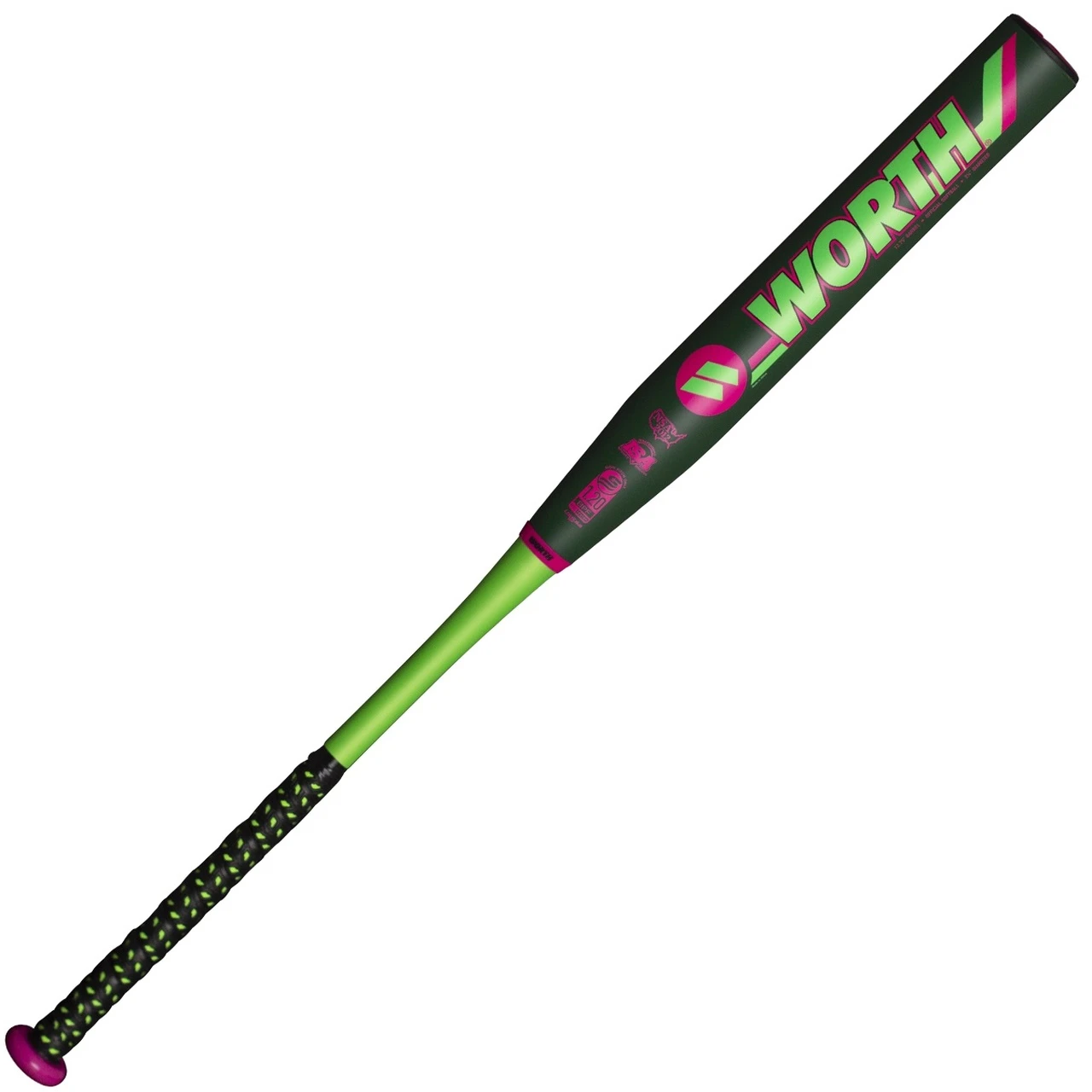 Worth Legit Watermelon XL 12.75 2PC USSSA Slowpitch Softball Bat 34 inch 27.5 oz WMLX21U 2 Worth Legit Watermelon XL 12.75 2PC USSSA Slowpitch Softball Bat 34 inch 27.5 oz WMLX21U - Image 2