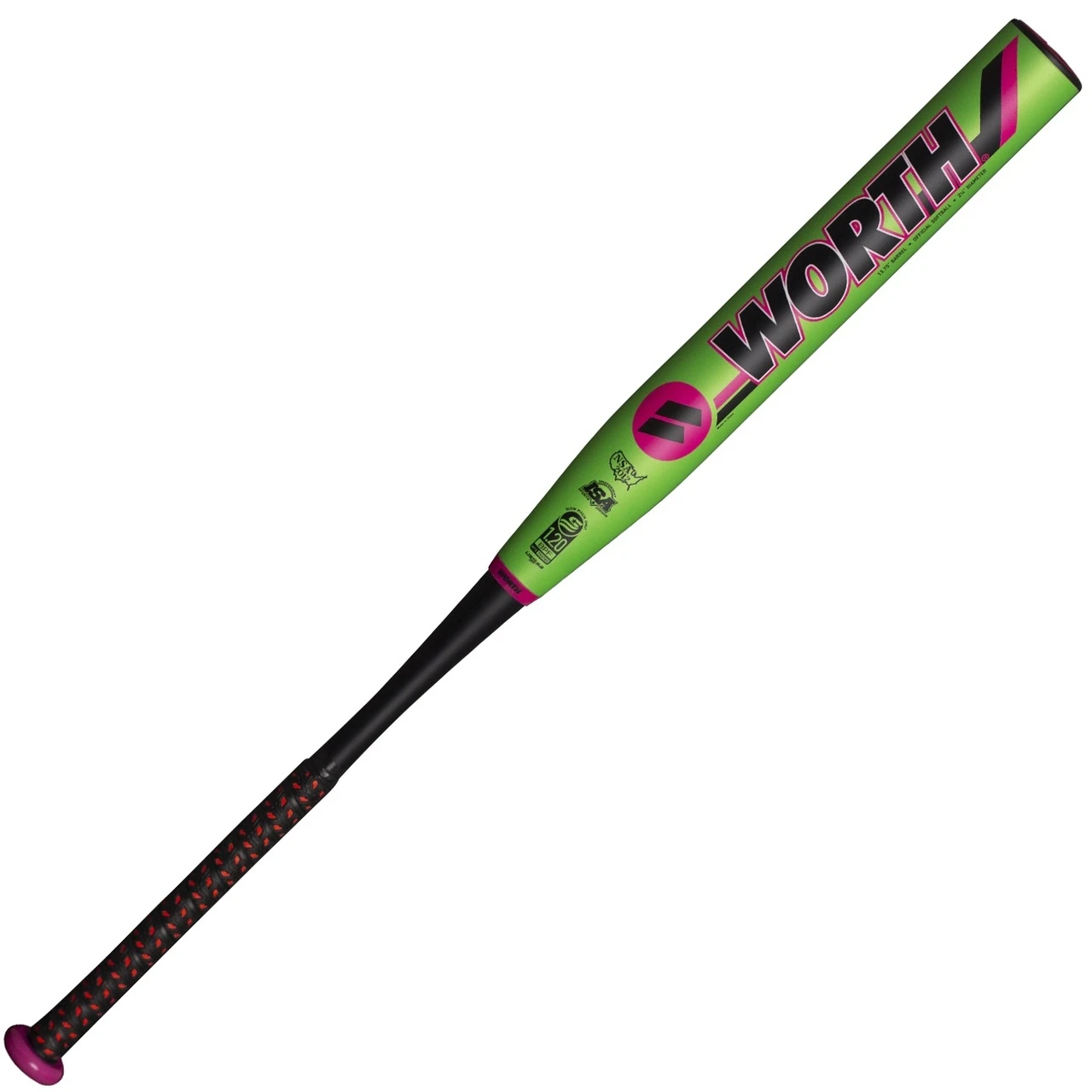 Worth Legit Watermelon XL 13.75 2PC USSSA Slowpitch Softball Bat 34 inch 26.5 oz WMLX21U 2 Worth Legit Watermelon XL 13.75 2PC USSSA Slowpitch Softball Bat 34 inch 26.5 oz WMLX21U - Image 2