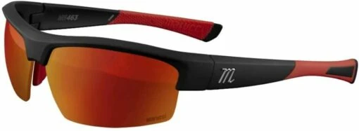 Marucci MV463 Matte Black Red-Violet with Red Mirror Baseball Performance Sunglasses 1 Marucci MV463 Matte Black Red-Violet with Red Mirror Baseball Performance Sunglasses -Ballgloves Sales Store 8 35081.1598396938