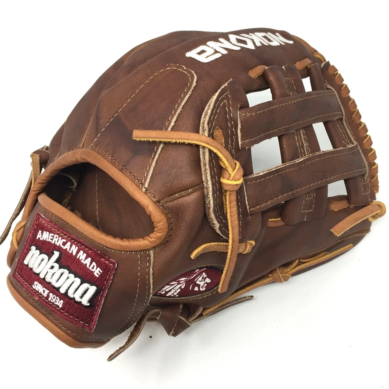 Nokona WB-1200H Walnut Baseball Glove 12 inch Right Hand Throw 4 Nokona WB-1200H Walnut Baseball Glove 12 inch Right Hand Throw - Image 4