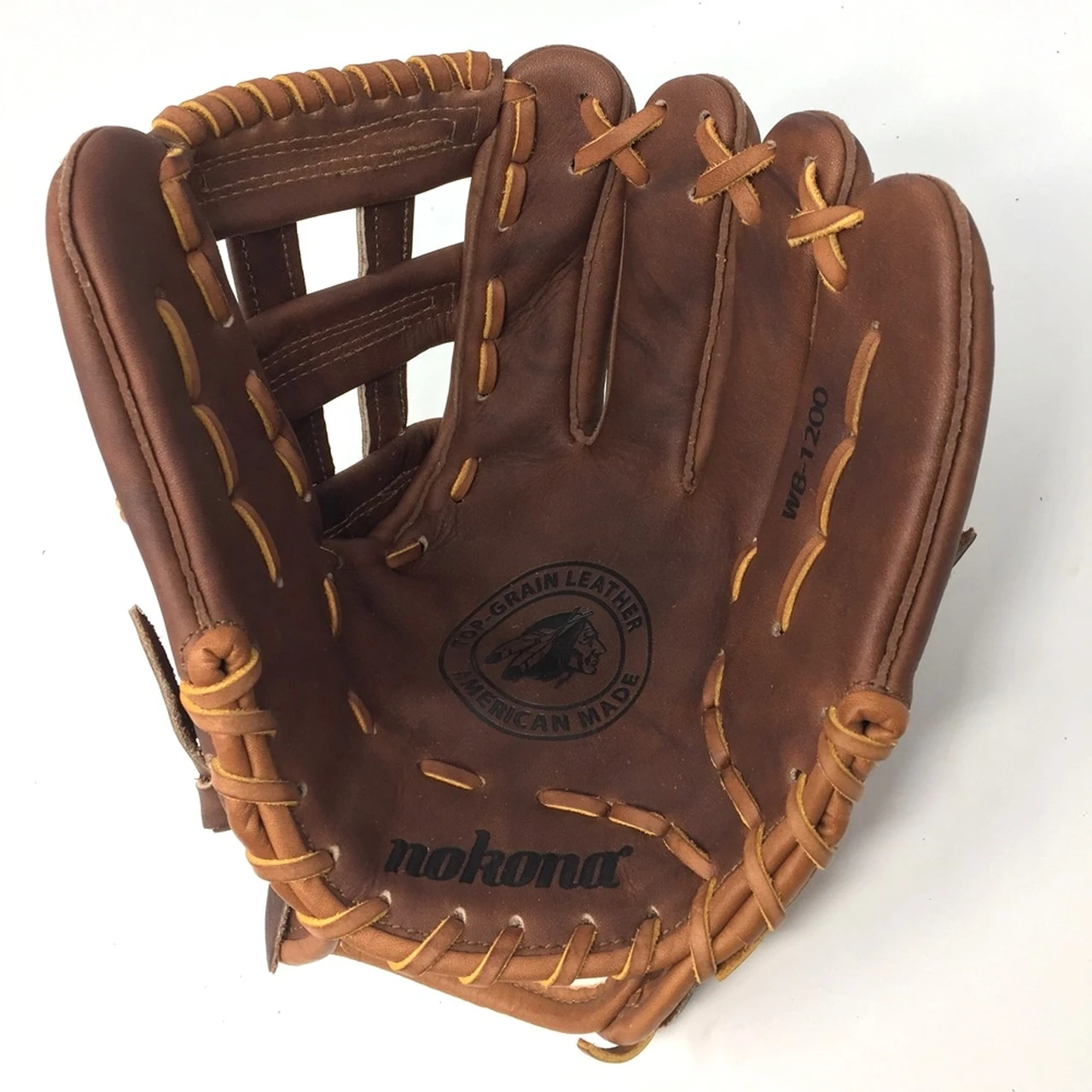 Nokona WB-1200H Walnut Baseball Glove 12 inch Right Hand Throw 3 Nokona WB-1200H Walnut Baseball Glove 12 inch Right Hand Throw - Image 3