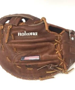 Nokona WB-1250H 12.5 H Web Walnut Baseball First Base Mitt (Right Handed Throw) -Ballgloves Sales Store IMG 1529 93990.1547524557