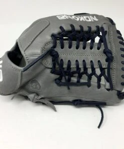 Nokona AmericanKip 14U Gray with Navy Laces 11.25 Baseball Glove Mod Trap Web Right Hand Throw 6 Nokona AmericanKip 14U Gray with Navy Laces 11.25 Baseball Glove Mod Trap Web Right Hand Throw -Ballgloves Sales Store IMG 2424 17760.1573638113