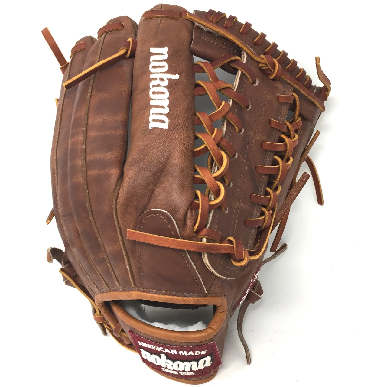 Nokona WB-1275M Walnut Baseball Glove 12.75 inch Right Handed Throw 1 Nokona WB-1275M Walnut Baseball Glove 12.75 inch Right Handed Throw
