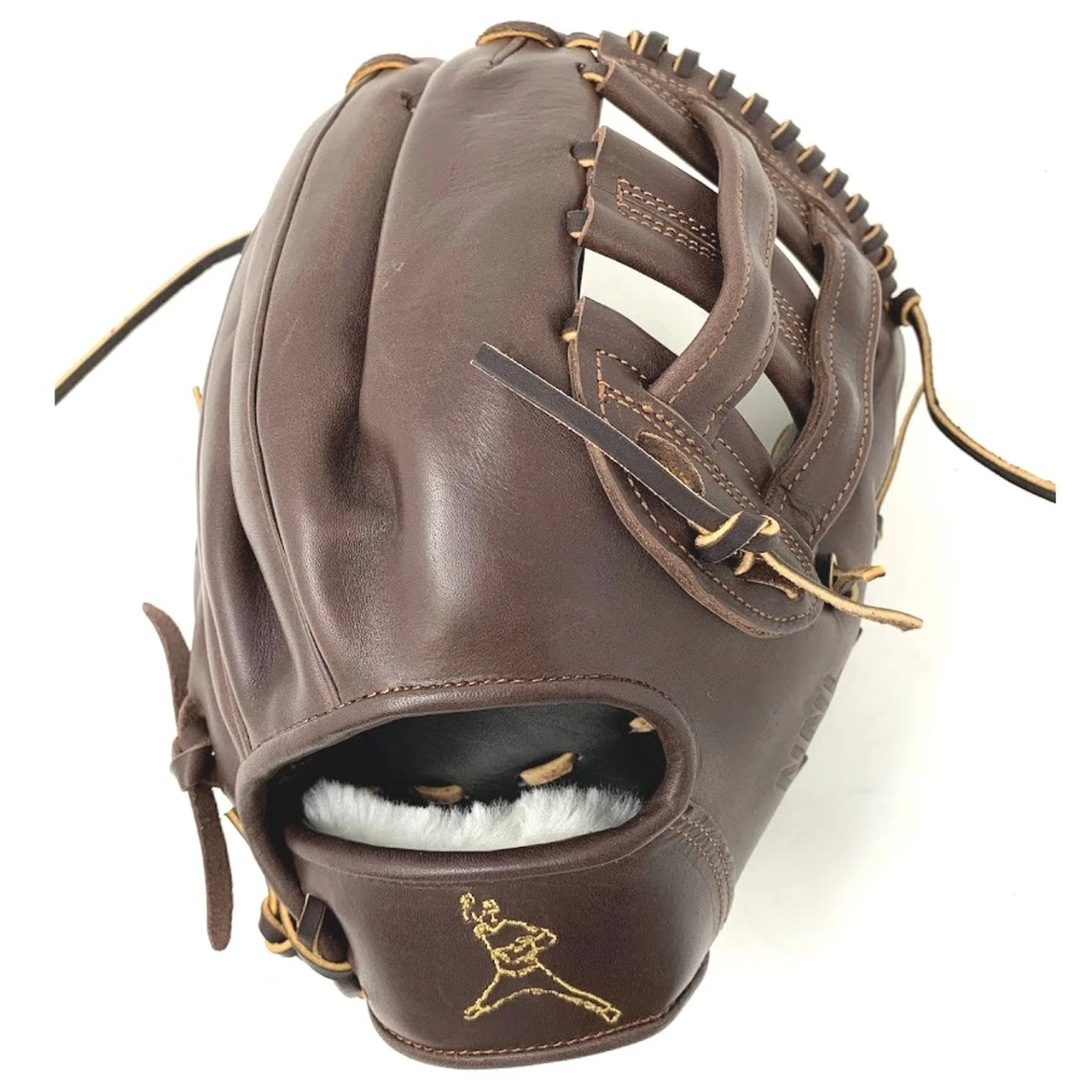 American Kip 12 inch H Web NNL-BR Baseball Glove Right Hand Throw 1 American Kip 12 inch H Web NNL-BR Baseball Glove Right Hand Throw