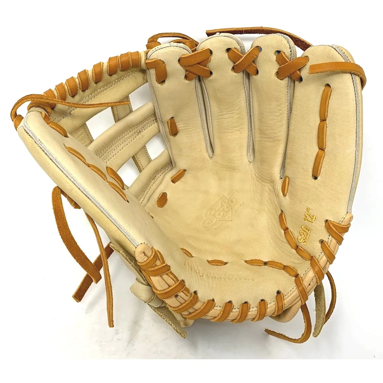 Soto Camel 12 Inch H Web Baseball Glove Right Hand Throw 3 Soto Camel 12 Inch H Web Baseball Glove Right Hand Throw - Image 3
