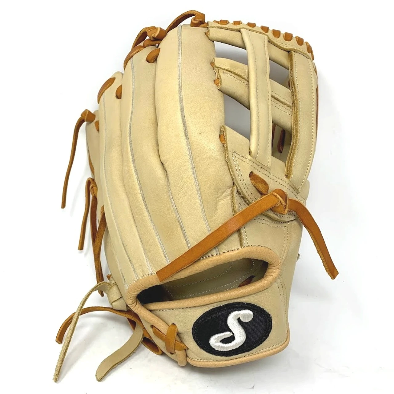 Soto Camel 12.75 H Web Baseball Glove Right Hand Throw 2 Soto Camel 12.75 H Web Baseball Glove Right Hand Throw - Image 2