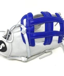 Soto White 15 Inch H Web Slow Pitch Softball Glove Right Hand Throw