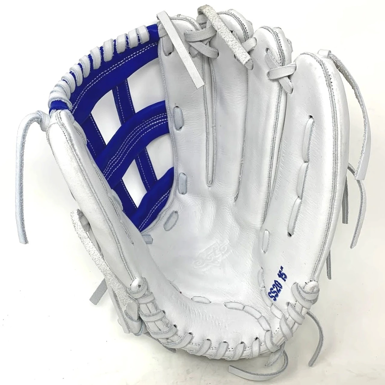 Soto White 15 Inch H Web Slow Pitch Softball Glove Right Hand Throw 5 Soto White 15 Inch H Web Slow Pitch Softball Glove Right Hand Throw - Image 5