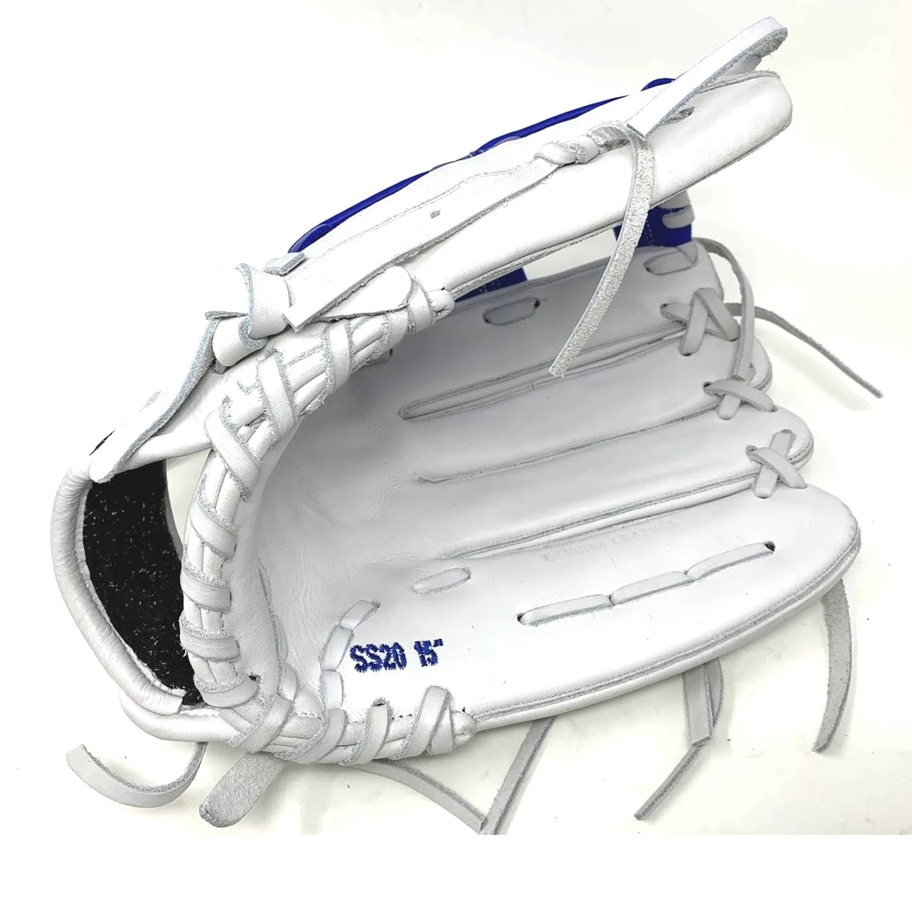 Soto White 15 Inch H Web Slow Pitch Softball Glove Right Hand Throw 6 Soto White 15 Inch H Web Slow Pitch Softball Glove Right Hand Throw - Image 6