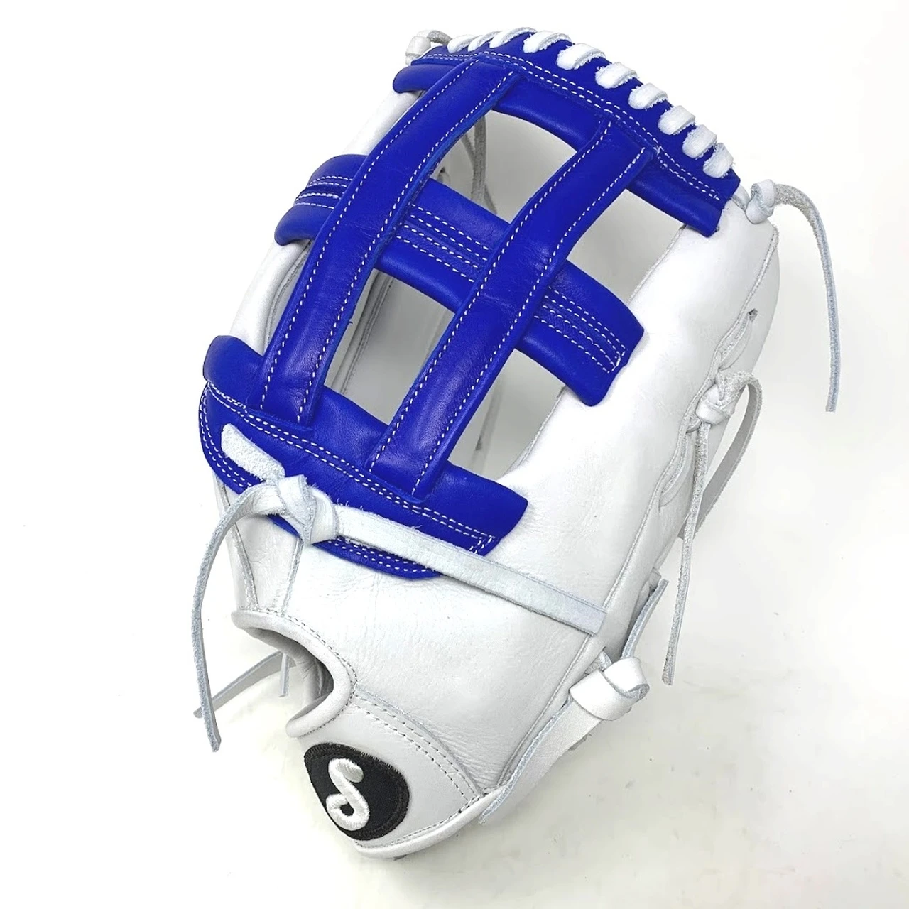 Soto White 15 Inch H Web Slow Pitch Softball Glove Right Hand Throw 4 Soto White 15 Inch H Web Slow Pitch Softball Glove Right Hand Throw - Image 4
