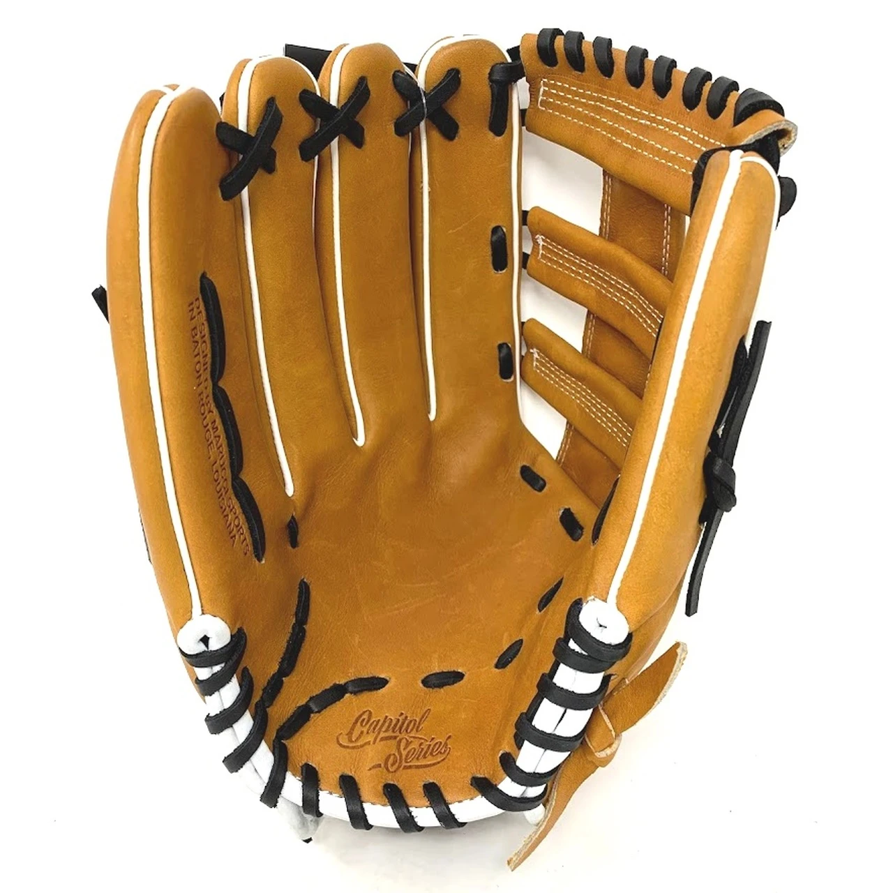 Marucci Capitol 12.75 Baseball Glove 79R2 Two Bar Post Web Left Hand Throw 2 Marucci Capitol 12.75 Baseball Glove 79R2 Two Bar Post Web Left Hand Throw - Image 2