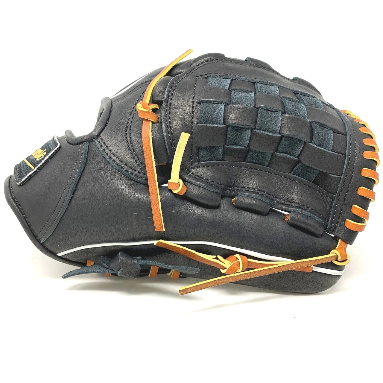 Classic Baseball Glove 12 inch Basket Web Black US Kip Right Hand Throw 9 Classic Baseball Glove 12 inch Basket Web Black US Kip Right Hand Throw - Image 9