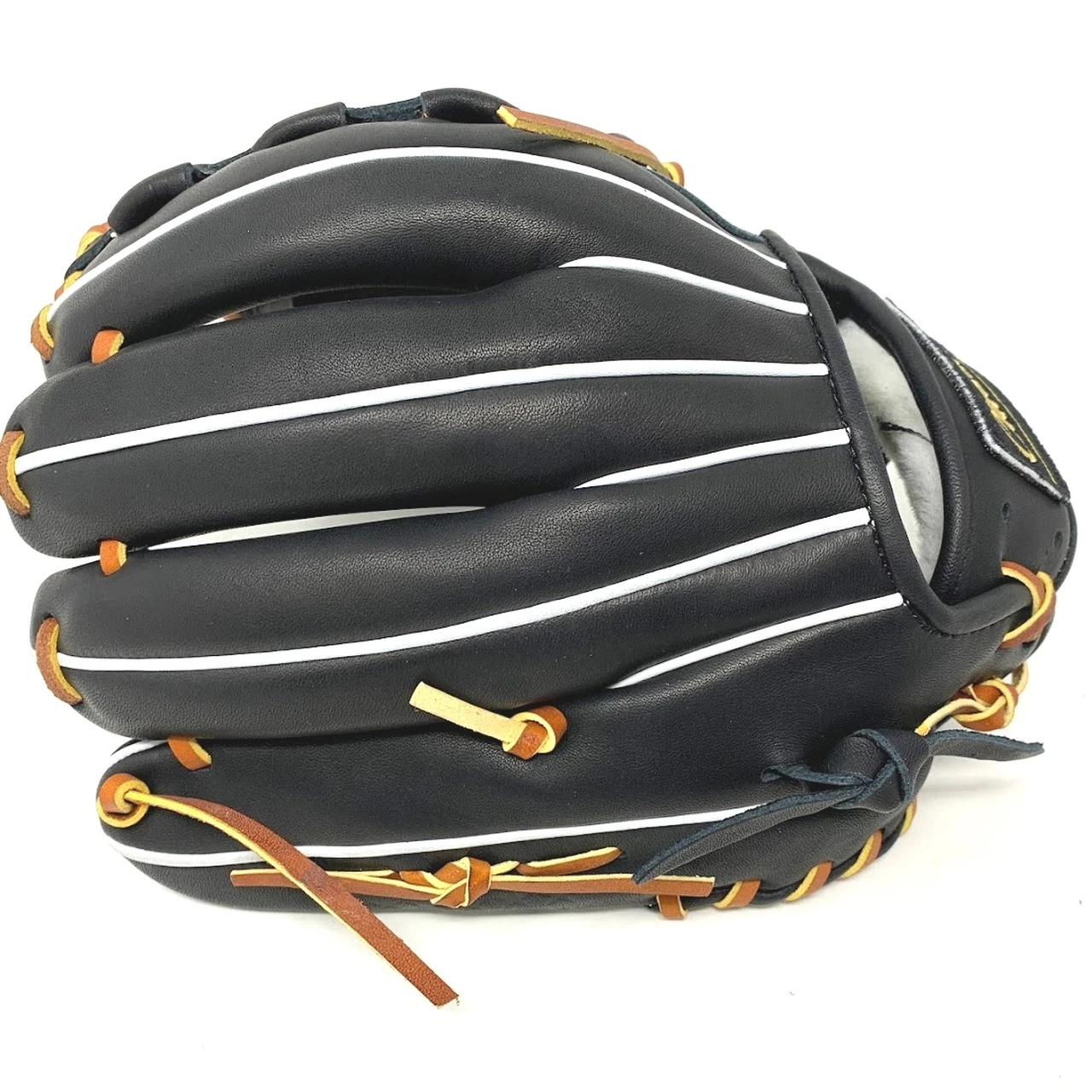 Classic Baseball Glove 12 inch Basket Web Black US Kip Right Hand Throw 5 Classic Baseball Glove 12 inch Basket Web Black US Kip Right Hand Throw - Image 5