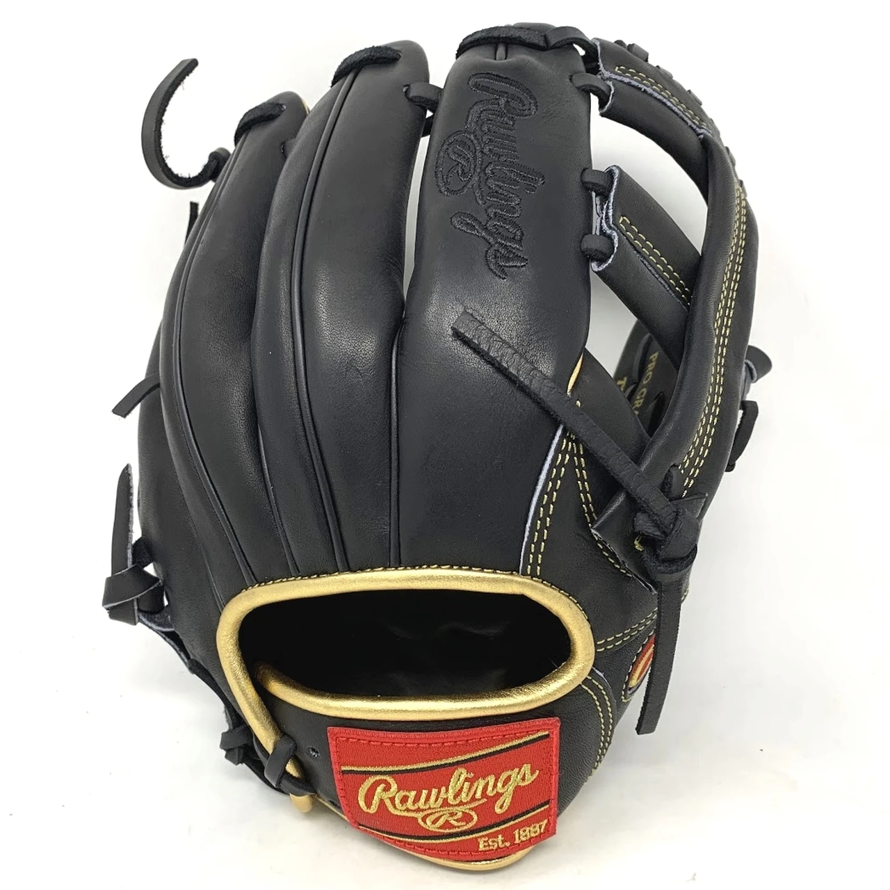 Rawlings Heart of the Hide PRO-TT2 Baseball Glove 11.5 Black Gold Right Hand Throw 3 Rawlings Heart of the Hide PRO-TT2 Baseball Glove 11.5 Black Gold Right Hand Throw - Image 3