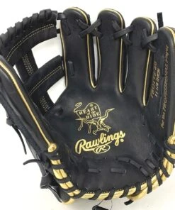 Rawlings Heart of the Hide PRO-TT2 Baseball Glove 11.5 Black Gold Right Hand Throw 11 Rawlings Heart of the Hide PRO-TT2 Baseball Glove 11.5 Black Gold Right Hand Throw -Ballgloves Sales Store IMG 4589 59421.1643226496