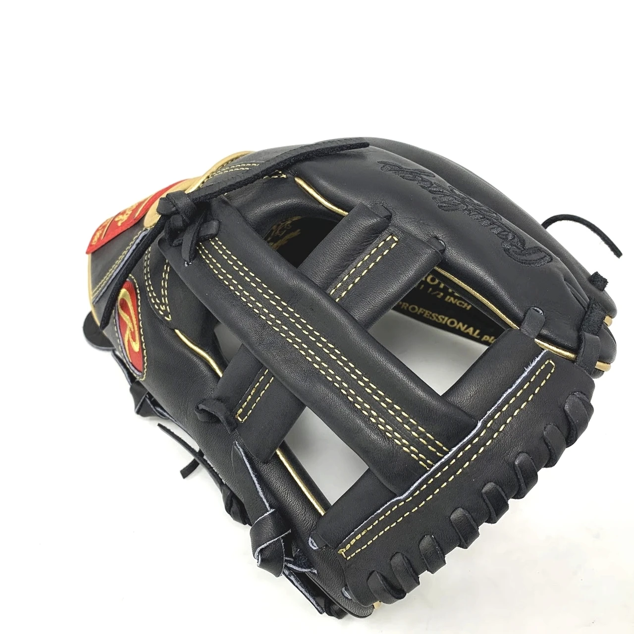 Rawlings Heart of the Hide PRO-TT2 Baseball Glove 11.5 Black Gold Right Hand Throw 5 Rawlings Heart of the Hide PRO-TT2 Baseball Glove 11.5 Black Gold Right Hand Throw - Image 5