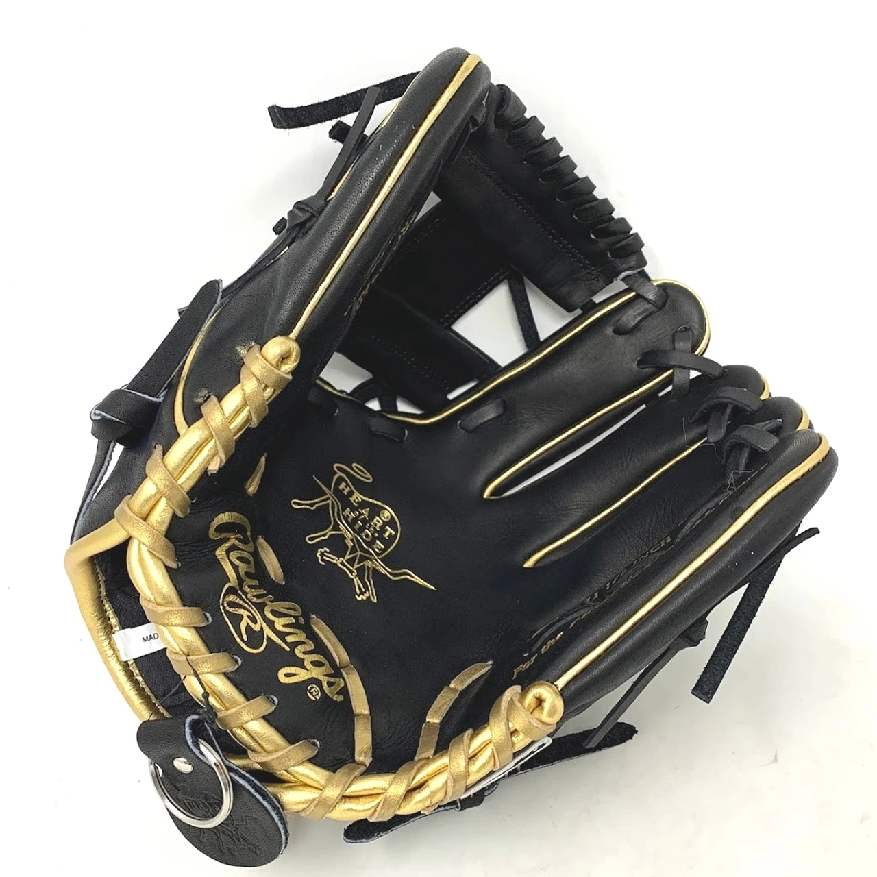 Rawlings Heart of the Hide PRO-204W-2 Baseball Glove 11.5 Black Gold Right Hand Throw 3 Rawlings Heart of the Hide PRO-204W-2 Baseball Glove 11.5 Black Gold Right Hand Throw - Image 3