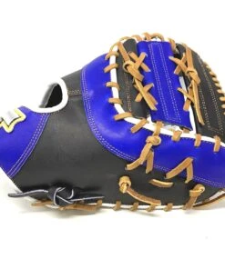 SSK Taiwan Silver Series 13 Inch Baseball First Base Mitt Black Royal Right Hand Throw