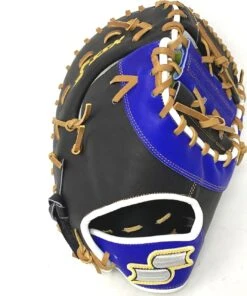 SSK Taiwan Silver Series 13 Inch Baseball First Base Mitt Black Royal Right Hand Throw -Ballgloves Sales Store IMG 4651 22232.1643670170