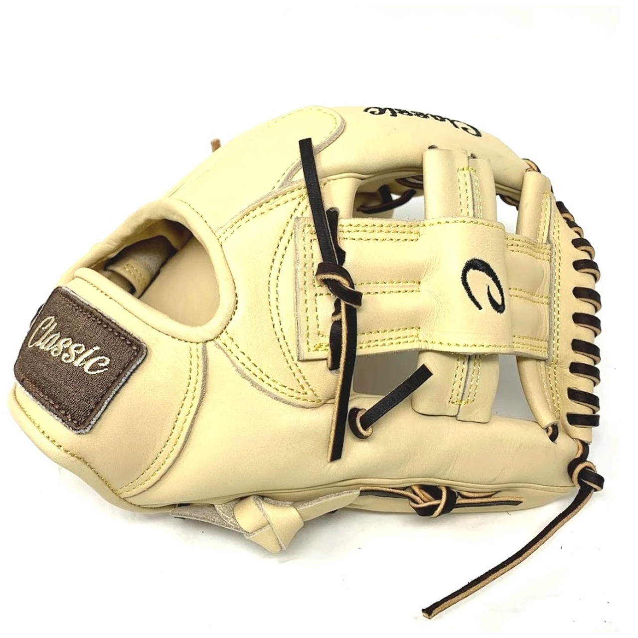 Classic Baseball Glove 11.75 inch T Web Blonde Brown Right Hand Throw 5 Classic Baseball Glove 11.75 inch T Web Blonde Brown Right Hand Throw - Image 5