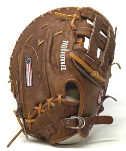 Nokona WB-1250H 12.5 H Web Walnut Baseball First Base Mitt (Right Handed Throw)