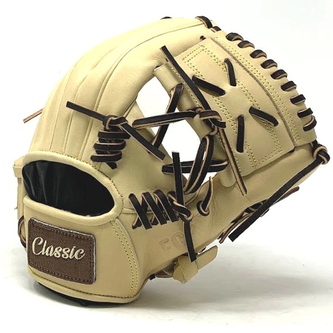 Classic Baseball Glove 11.5 inch One-Piece Web Blonde Right Hand Throw 1 Classic Baseball Glove 11.5 inch One-Piece Web Blonde Right Hand Throw