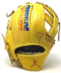 Chieffly Custom 11.5 Baseball Glove Yellow Gratitude Right Hand Throw