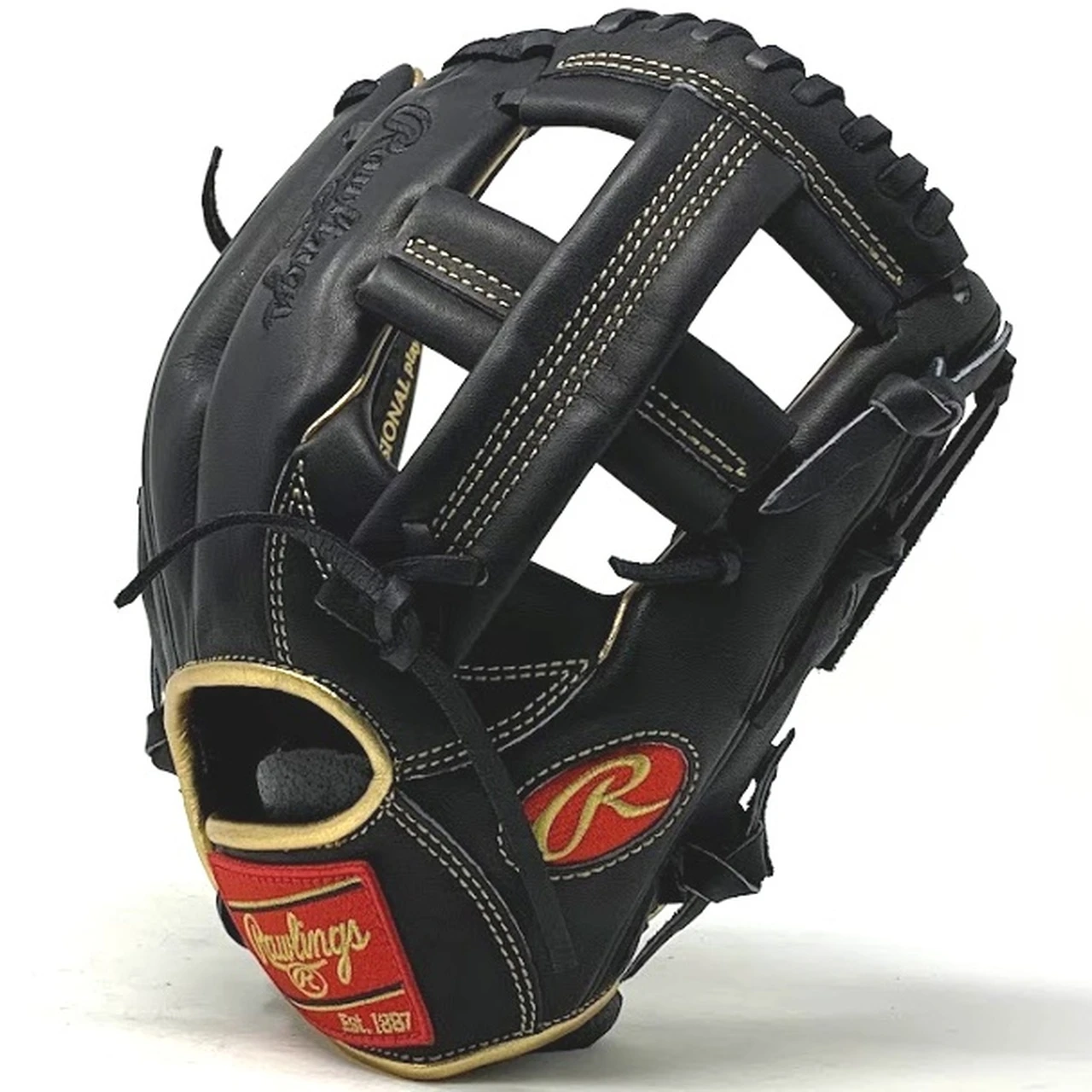 Rawlings Heart of the Hide PRO-TT2 Baseball Glove 11.5 Black Gold Right Hand Throw 1 Rawlings Heart of the Hide PRO-TT2 Baseball Glove 11.5 Black Gold Right Hand Throw