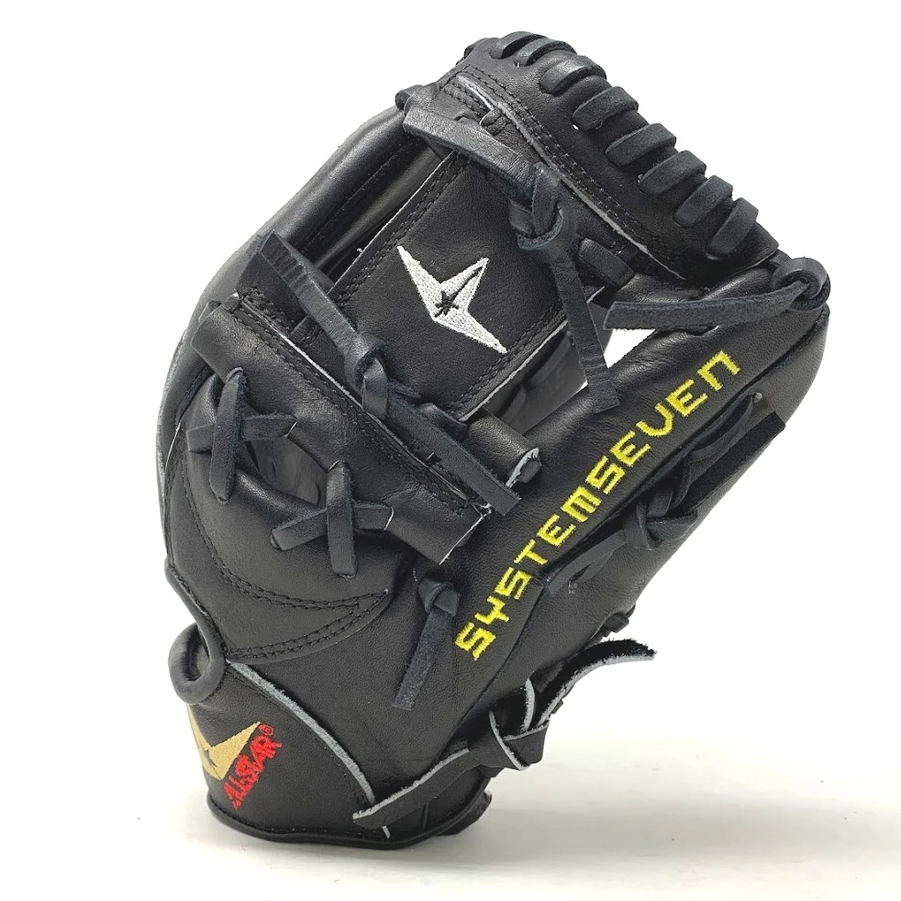 All-Star FGS7-IFBK Infield Baseball Glove All Black 11.5 Right Hand Throw 1 All-Star FGS7-IFBK Infield Baseball Glove All Black 11.5 Right Hand Throw