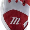 Marucci Code Adult Batting Gloves 1 Pair White Red Adult X Large