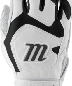Marucci Signature Batting Gloves MBGSGN2 1 Pair White Black Adult Small