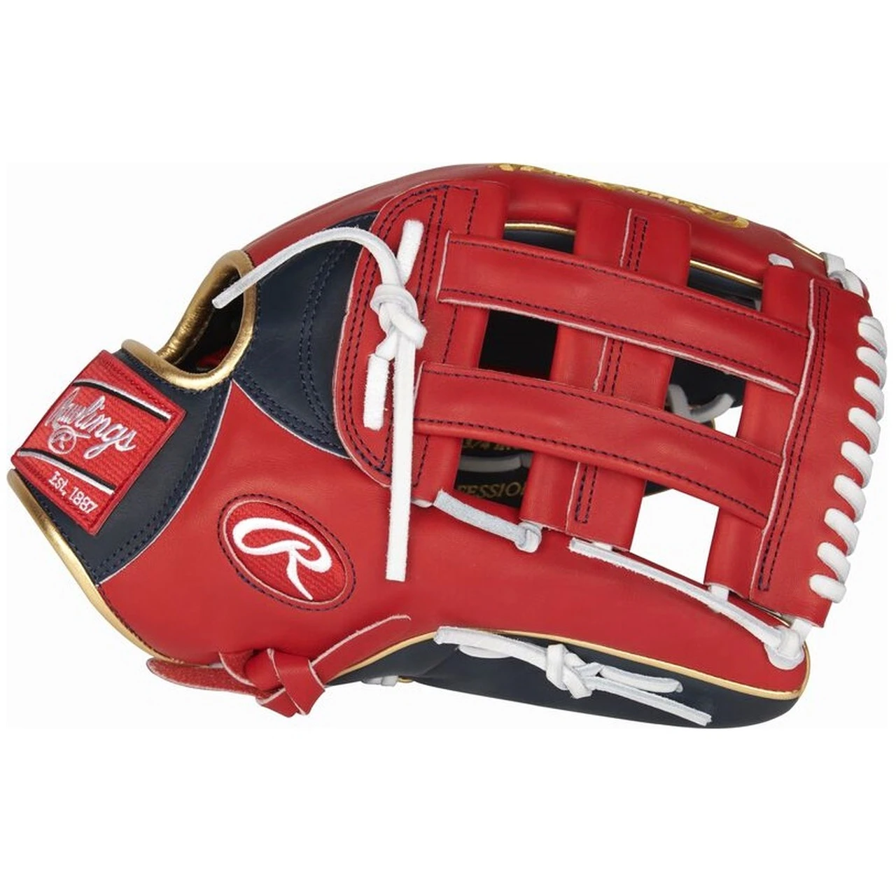 Rawlings Pro Preferred Ronald Acuna Jr. Gameday Pattern Baseball Glove 12.75 inch Pro H Web Right Hand Throw 3 Rawlings Pro Preferred Ronald Acuna Jr. Gameday Pattern Baseball Glove 12.75 inch Pro H Web Right Hand Throw - Image 3