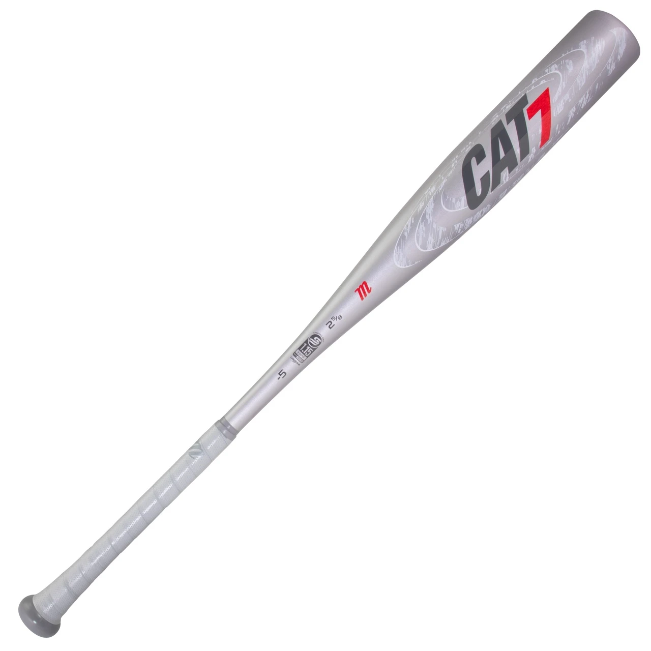 Marucci CAT7 Silver -5 Baseball Bat 32 inch 27 oz 1 Marucci CAT7 Silver -5 Baseball Bat 32 inch 27 oz