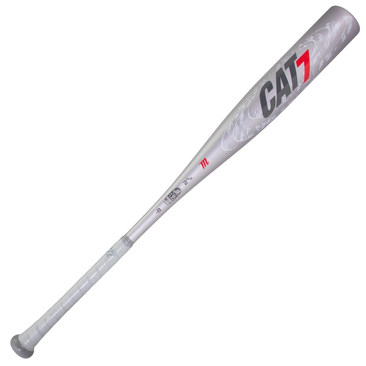 Marucci CAT7 Silver -8 Baseball Bat 31 inch 23 oz 1 Marucci CAT7 Silver -8 Baseball Bat 31 inch 23 oz